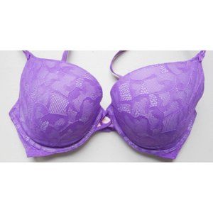 Victoria's Secret Purple Lace Bra Size 34D